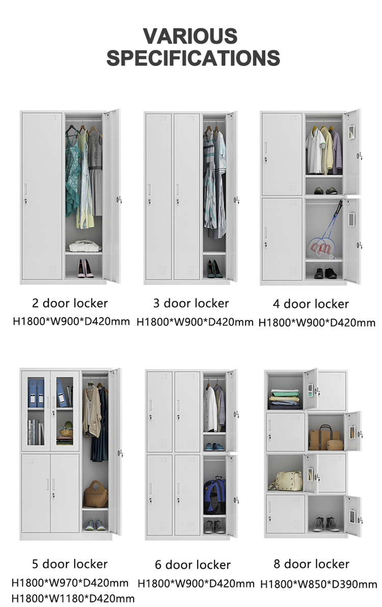 9 Doors Steel Locker01