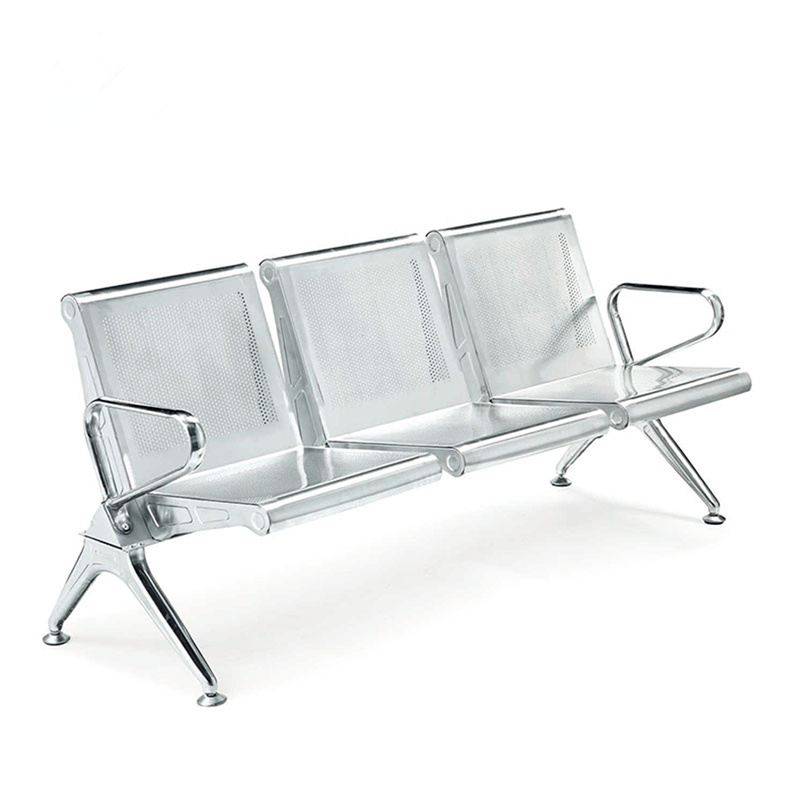 3 Seaters Steel Mesh Type Public Waiting Chair