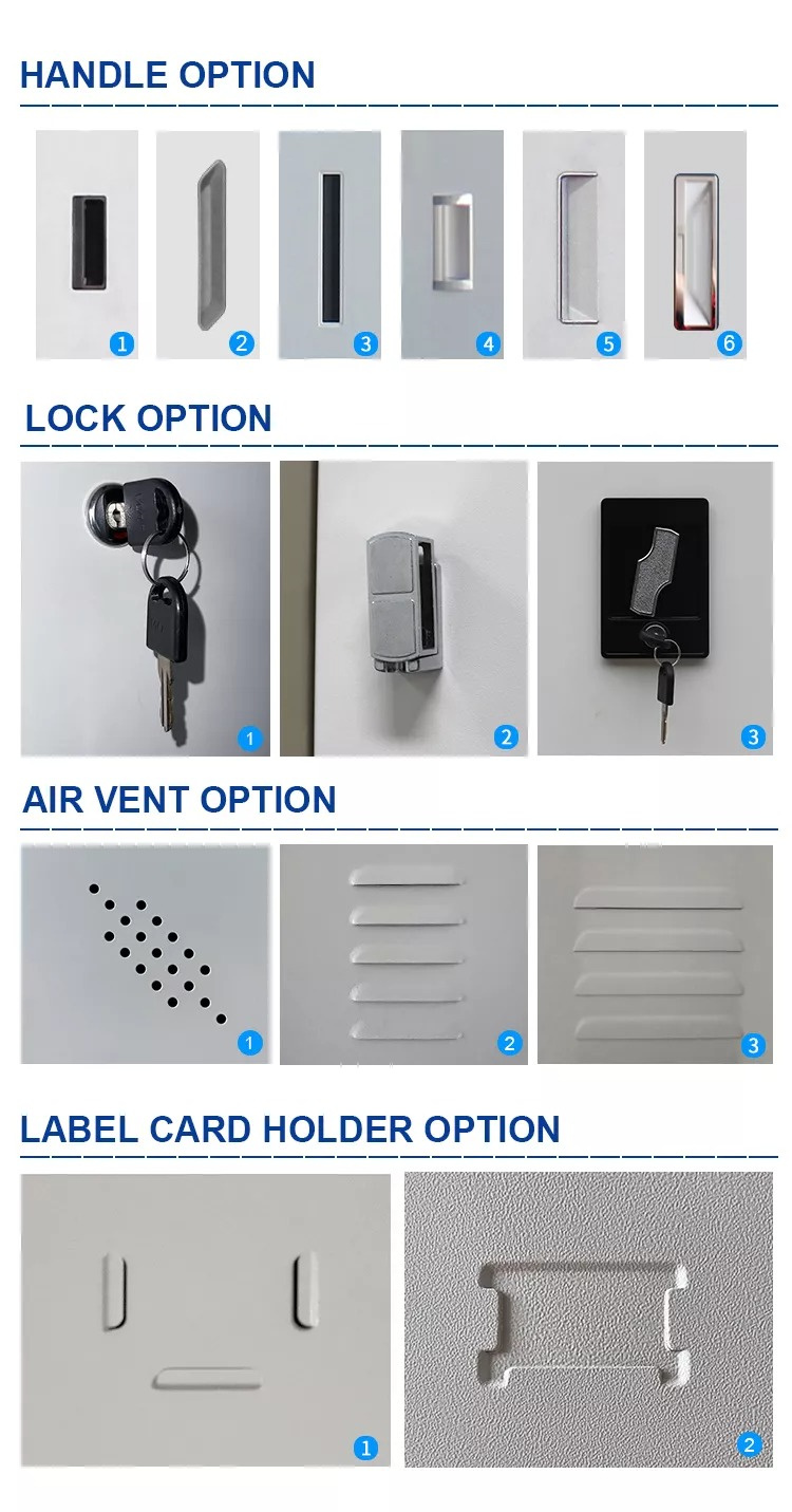 9 Doors Steel Locker04