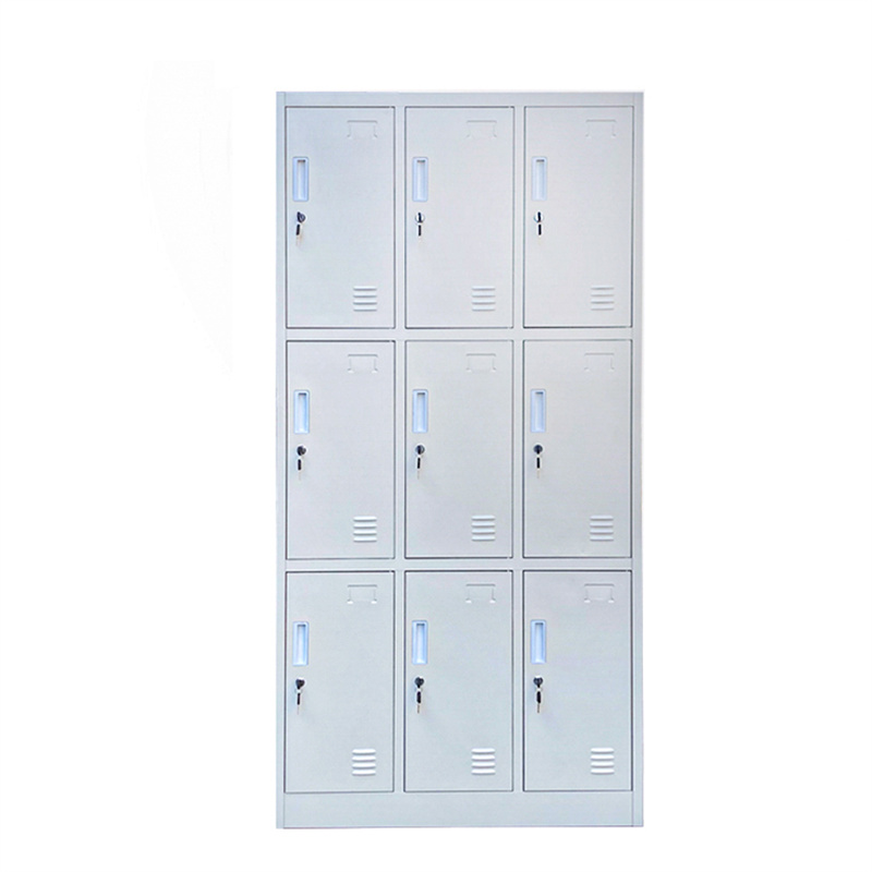 9 Doors Clothes Storage Steel Locker Cabinet
